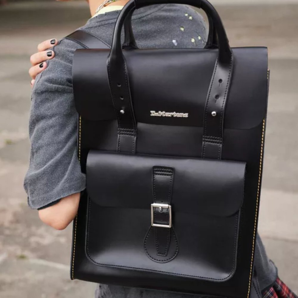 Dr. Martens WHITE Leather Backpack - Picture 11 of 11